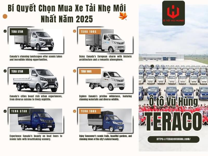 Bí Quyết Chọn Mua Xe Tải Nhẹ Mới Nhất Năm 2025