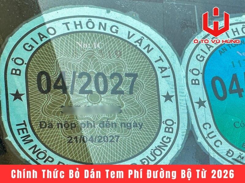 Chính Thức Bỏ Dán Tem Phí Đường Bộ Từ 2026: Tài Xế Xe Tải Cần Lưu Ý Gì?
