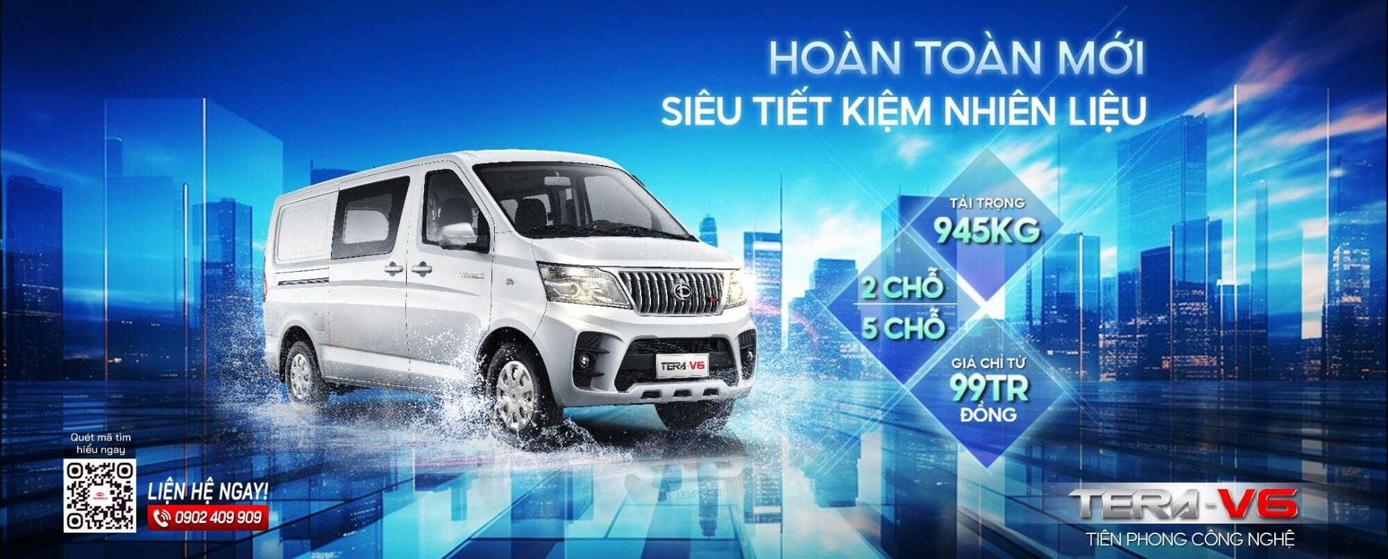 TERA-V6 là mẫu tải van thế hệ hoàn toàn mới